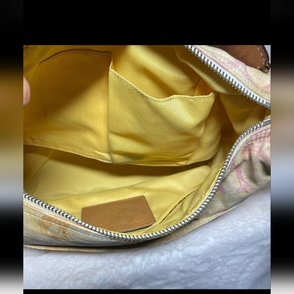 Coach Hamptons Scribble Hobo Shoulder Bag, RARE Y2K!! - Picture 4 of 9